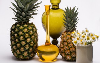 pineapples, daisies, and beautiful oils